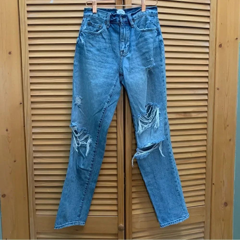 Pistola High Rise Distressed Jeans size 25